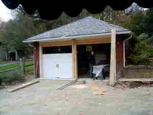 garage doors during